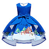 père Noël Robe de Noël Femme Enfant Loisir 18 ème Anniversaire Noël Polyester Robe