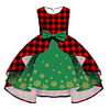père Noël Robe de Noël Fille Enfant Loisir Noël Noël Polyester Robe