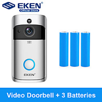 sonnette vidéo wifi intelligente eken v5 avec batterie 3 18650