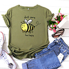 T shirt Femme"idien Fin de semaine Sans Doublure Graphique Texte Lettre Manches Courtes Imprimé Col Rond Hauts Standard Haut de base 100% Coton basique Blanche Jaune Rose Claire miniinthebox