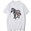 T shirt Femme"idien Fin de semaine Sans Doublure Imprimés Photos Manches Courtes Imprimé Col Rond Hauts Standard Haut de base 100% Coton basique Blanche Rose Claire Gris