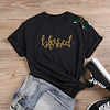 T shirt Femme"idien Fin de semaine Sans Doublure Léopard Texte Lettre Manches Courtes Imprimé Col Rond Hauts Haut de base 100% Coton basique Blanche Noir Violet
