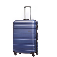 American Tourister Pasadena Suitcase 4 Wheel Spinner Large Blue Gold