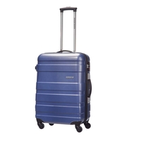American Tourister Pasadena Suitcase 4 Wheel Spinner Medium Blue/Gold