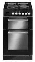 Baumatic BCE520BL 50 cm Slot-in Twin Cavity Electric Cooker Black