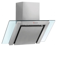 Baumatic BE600GL 60 cm Glass Chimney Hood Stainless Steel and glass