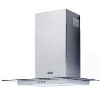 Belling 60 DGH Cooker Hood Chimney Flat Glass Canopy 60cm Stainless Steel