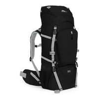 High Sierra Frame Packs Sentinel 65 81cm Black/Black/Silver