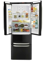 Hotpoint FFU4DK American Fridge Freezer Quadrio 70cm Frost Free Black