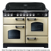 Rangemaster CDL110ECCR/B Classic Deluxe 110 Ceramic Range Cooker 81350