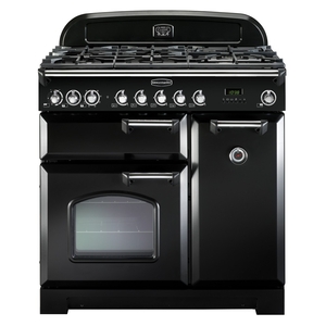 Rangemaster CDL90DFFBL/C Classic Deluxe 90 D/F Range Cooker 80930 BLK