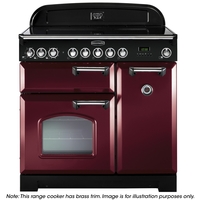 Rangemaster CDL90ECCY/B Classic Deluxe 90 Ceramic Range Cooker 84510