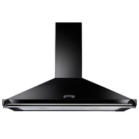 Rangemaster CLAHDC110BC Classic Chimney Cooker Hood 89280 BLK 110cm