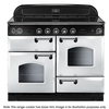 Rangemaster CLAS110EIWH/B Classic 110 Induction Range Cooker 87600