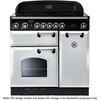 Rangemaster CLAS90EIWH/B Classic 90 Induction Range Cooker 87730 WHT