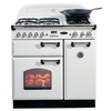 Rangemaster CLBS90DFFWH/C Classic 90 Dual Fuel Range Cooker 80290 WHT