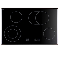 Rangemaster RMCHP77ECGLB Ceramic Hob 85730 RC77 Bevelled Glass