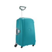 Samsonite Aeris Suitcase 4 Wheel Spinner 68cm 25inch Medium Cielo Blue