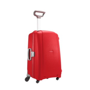 Samsonite Aeris Suitcase 4 Wheel Spinner 68cm 25inch Medium Red