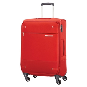 Samsonite Base Boost Suitcase 4 Wheel Spinner Expandable 66cm Red