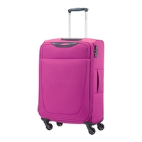 Samsonite Base Hits Suitcase Spinner Expandable 66cm Fuchsia