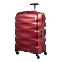 Samsonite Engenero Suitcase 4 Wheel Spinner 75cm 28inch Large Dark Red