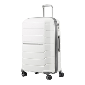 Samsonite Flux Suitcase 4 Wheel Spinner Expandable 68cm White