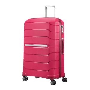 Samsonite Flux Suitcase 4 Wheel Spinner Expandable 75cm Granite Red