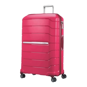 Samsonite Flux Suitcase 4 Wheel Spinner Expandable 81cm Granite Red