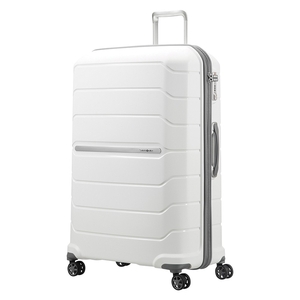 Samsonite Flux Suitcase 4 Wheel Spinner Expandable 81cm White