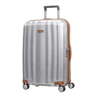 Samsonite Lite-Cube DLX Suitcase 4 Wheel Spinner 76cm Large Aluminium