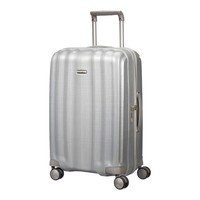 Samsonite Lite-Cube Suitcase 4 Wheel Spinner 68cm 25inch Medium Silver