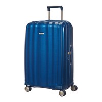 Samsonite Lite-Cube Suitcase 4 Wheel Spinner 76cm 28inch Electric Blue