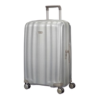 Samsonite Lite-Cube Suitcase 4 Wheel Spinner 76cm 28inch Large Silver