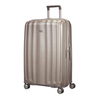 Samsonite Lite-Cube Suitcase 4 Wheel Spinner 82cm 31inch Ivory Gold