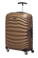 Samsonite Lite-Shock Suitcase 4 Wheel Cabin Spinner 55cm Sand
