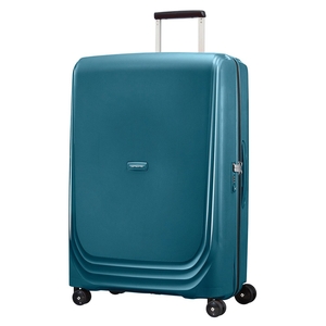 Samsonite Optic Suitcase 4 Wheel Spinner 75cm Large Metallic Green