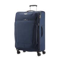 Samsonite Spark Suitcase 4 Wheel Spinner Expandable 79cm Dark Blue