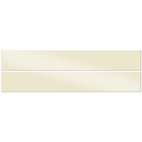 Smeg UPGP Upstands Set of 2 Plain Glass Cream each 100cm W x 14cm H