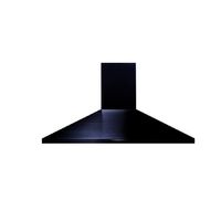 UH100B Cooker Hood Chimney 100cm Black