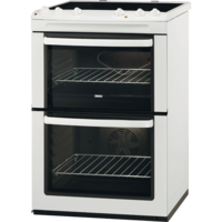 Zanussi ZCV661MW Cooker Electric 60cm Freestanding Double Oven White