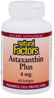 Natural Factors Astaxanthin Plus (4 mg,  60 Softgels)