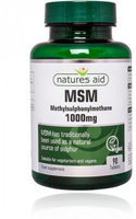 Natures Aid MSM (1, 000 mg,  90 Vegan Tablets)