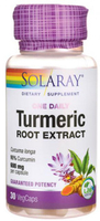 Solaray One Daily Turmeric Root Extract (600 mg,  30 Vegetarian Capsules)