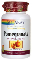 Solaray Pomegranate Extract (60 Vegetarian Capsules)