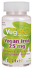 VegLife Vegan Iron (25 mg,  100 Vegan Tablets)
