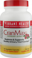 Vibrant Health CranMax Supports Urinary Tract (60 Vegetarian Capsules,  500 mg)