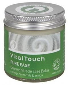 Vital Touch Pure Nurture Organic Muscle Ease Balm (Easing Chamomile and Arnica 100% Organic 50g)