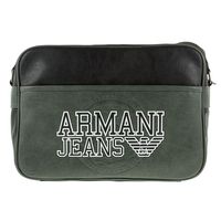 Armani Jeans Embossed Logo Shoulder Bag