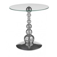 Garbo Mosaic Coffee Table with a Pewter Finish